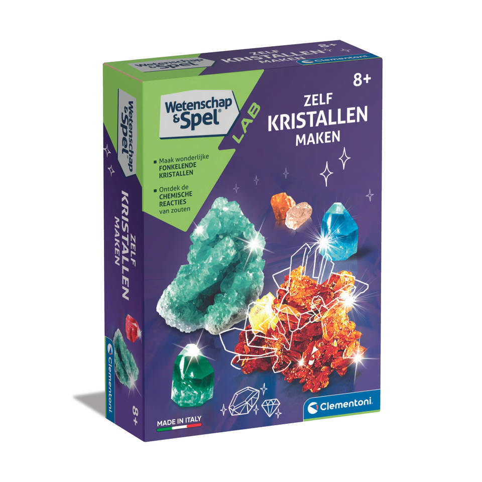 Clementoni zelf kristallen maken